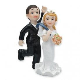 Bride Pulling Groom's Tie