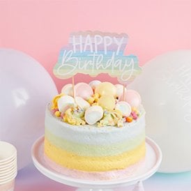 Happy Birthday Cake Topper 