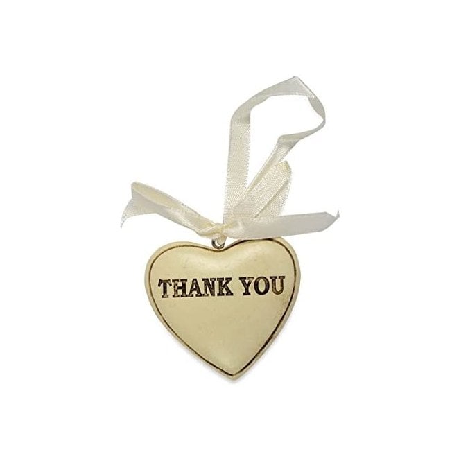 Hootyballoo Thank You Heart Charm Tag