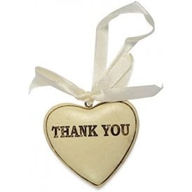 Thank You Heart Charm Tag