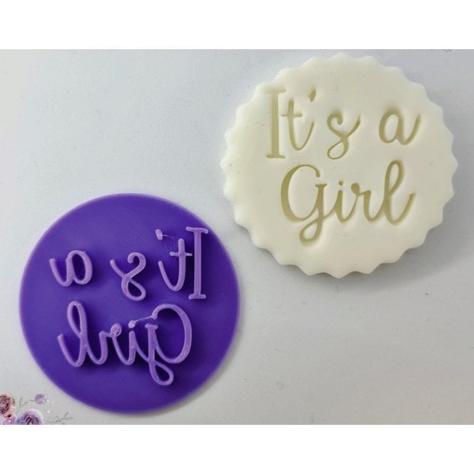 It's a Girl Stamp