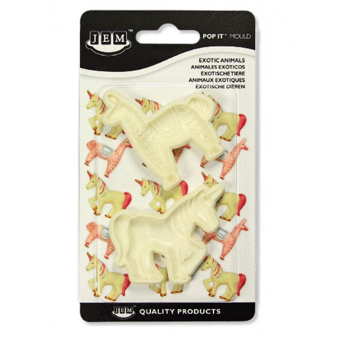 Jem Exotic Animals Pop It Mould Set Of 2