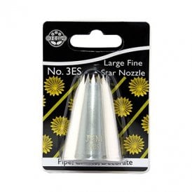 Large Fine Star Savoy tip 3ES Nozzle
