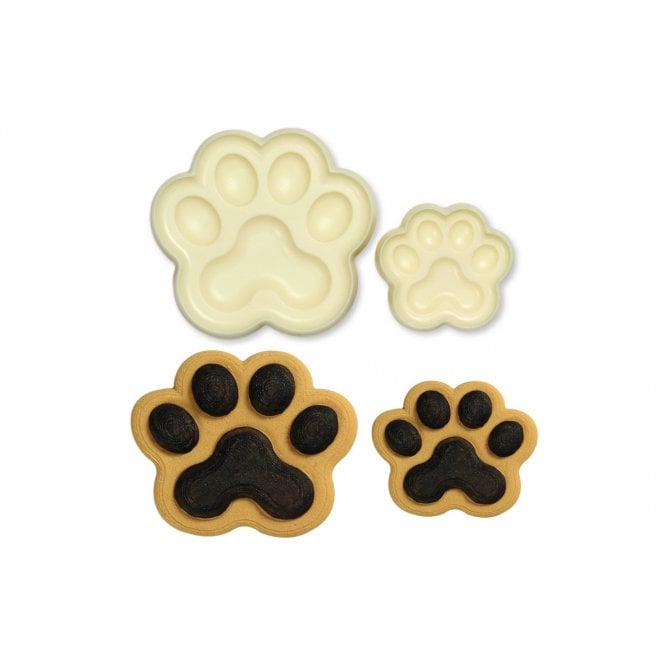 Jem Paw Print Pop It Mould Set Of 2