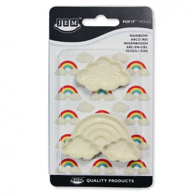 Jem Rainbow Pop It Mould Set Of 2
