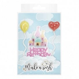 Castle and Balloon Candle