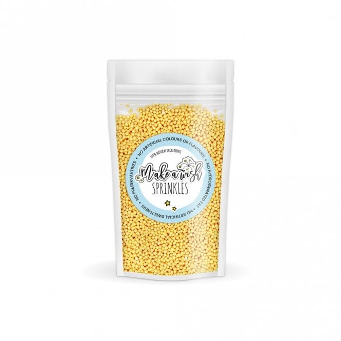 Make a Wish Edible Gold Non-Pareils 2mm 80g