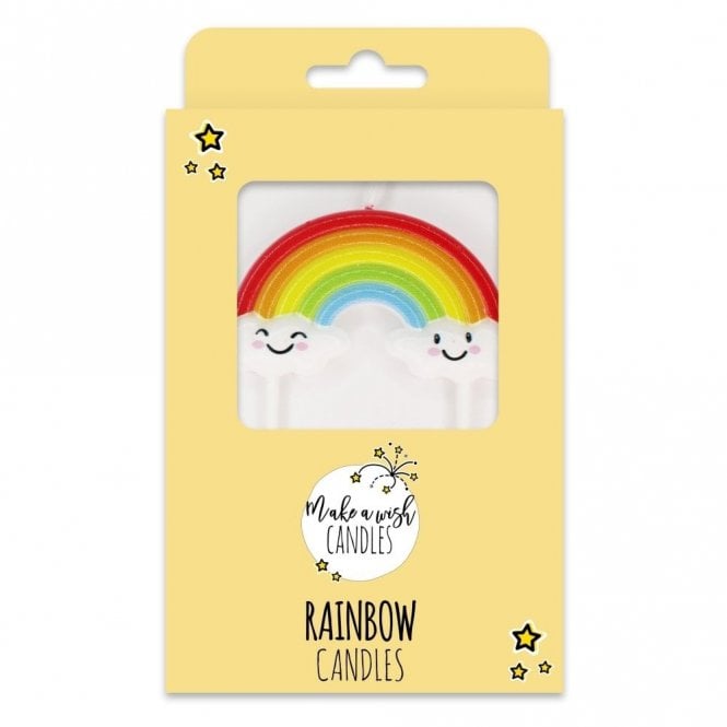Make a Wish Rainbow Candle