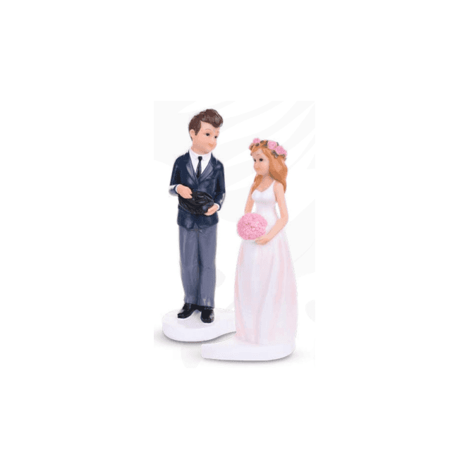 Modecor Bride and Groom - Pink Flowers in Hair