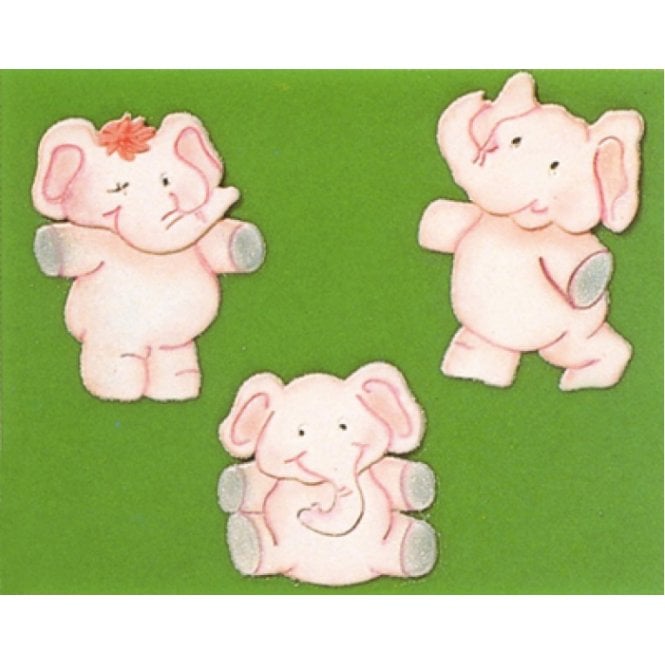 Patchwork Cutters Elephants Patchwork Cutter/Embosser