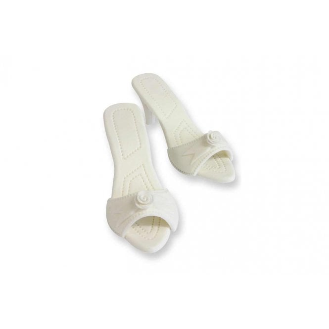 PME Edible White High Heeled Shoes Topper Sugar