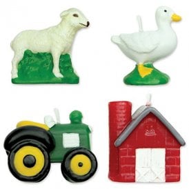 Farmyard Candles - Set of 4