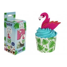 Flamingo Cupcake Kit