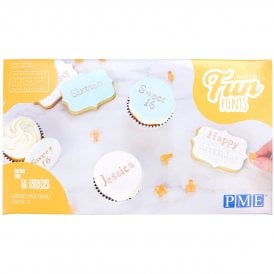 Fun Fonts - Cupcake and Cookie Set - Collection 2