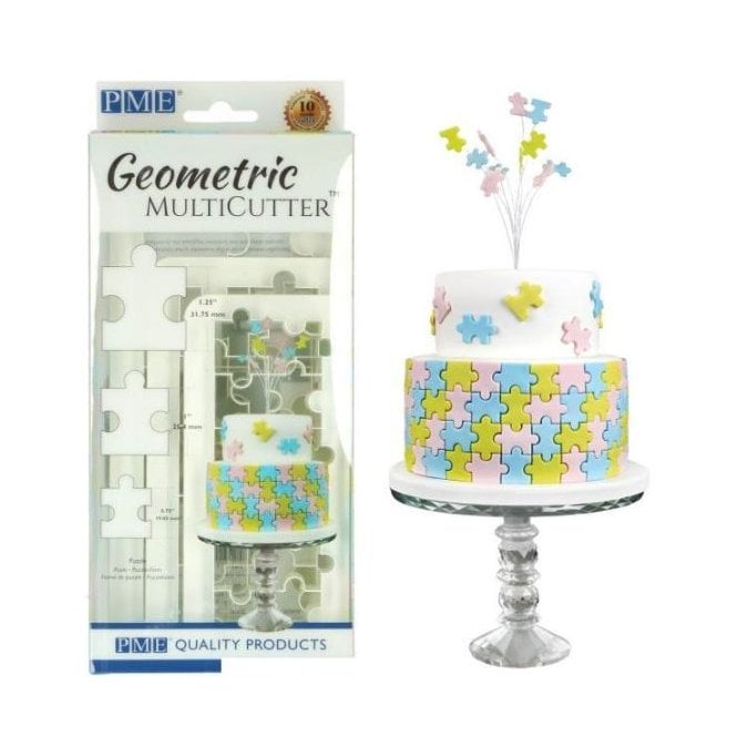 PME Geometric MultiCutter Puzzle Set of 3