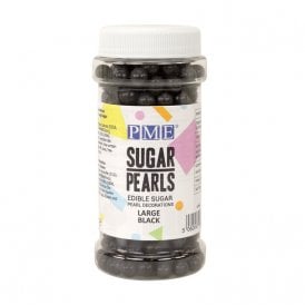 Large Sugar Pearls - Black 