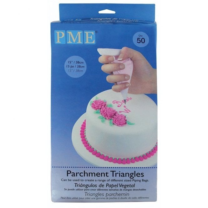 PME Parchment Paper Triangles Piping Bags