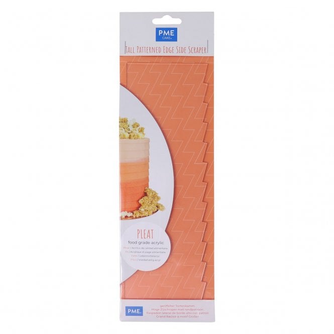 PME Patterned Acrylic Pleat Side Scraper (255mm / 10”)