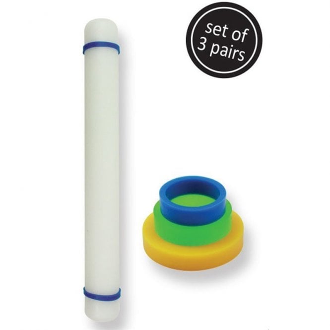 PME Rolling Pin Guide Rings - Small - Set Of 3