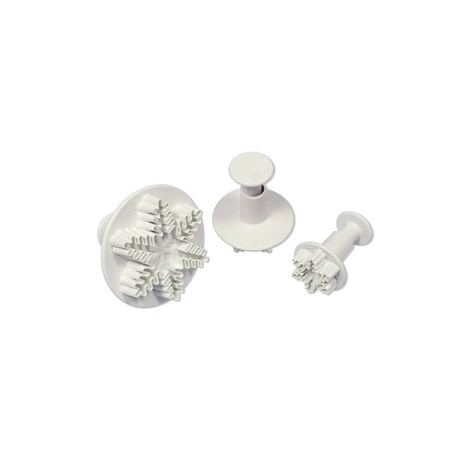 PME Snowflake Plunger Cutters - Set of 3