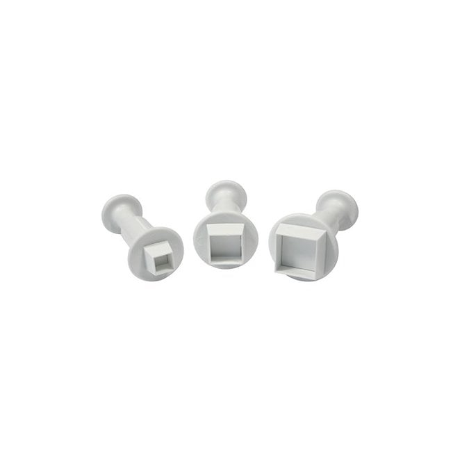 PME Square Plunger Cutters - 3 Set