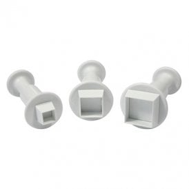 Square Plunger Cutters - 3 Set