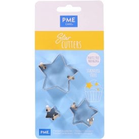 Star Cutters Stainless Steel - Set of 3