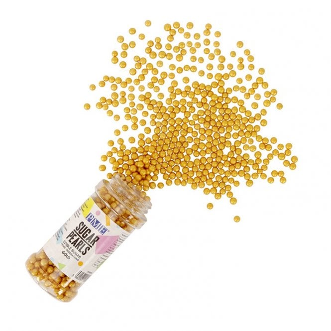 PME Sugar Pearls - Gold (60G / 2.11OZ)