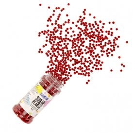 Sugar Pearls - Red (100g / 3.5 oz) 4mm