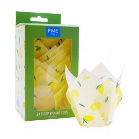 Tulip Muffin Cases – Lemons 24 Pack