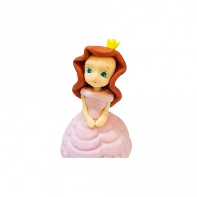 Princess Pink Dress Edible Cake Decoration