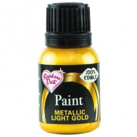 Edible Food Paints - Metallic Light Gold
