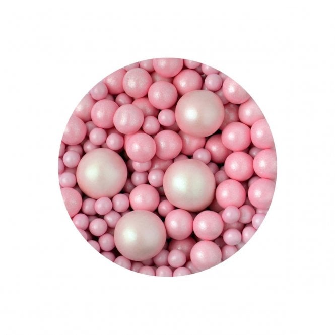 Scrumptious Sprinkletti Baby Pink Bubbles - Edible Sprinkles 100g