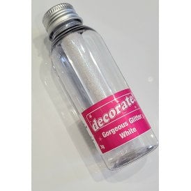 Food Contact Glitter - White Iridescent 3g - Non-Toxic