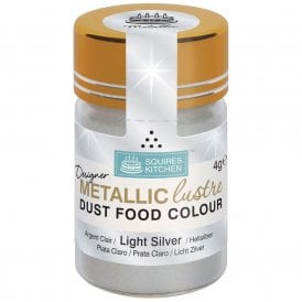 Light Silver Designer Metallic Lustre Dust