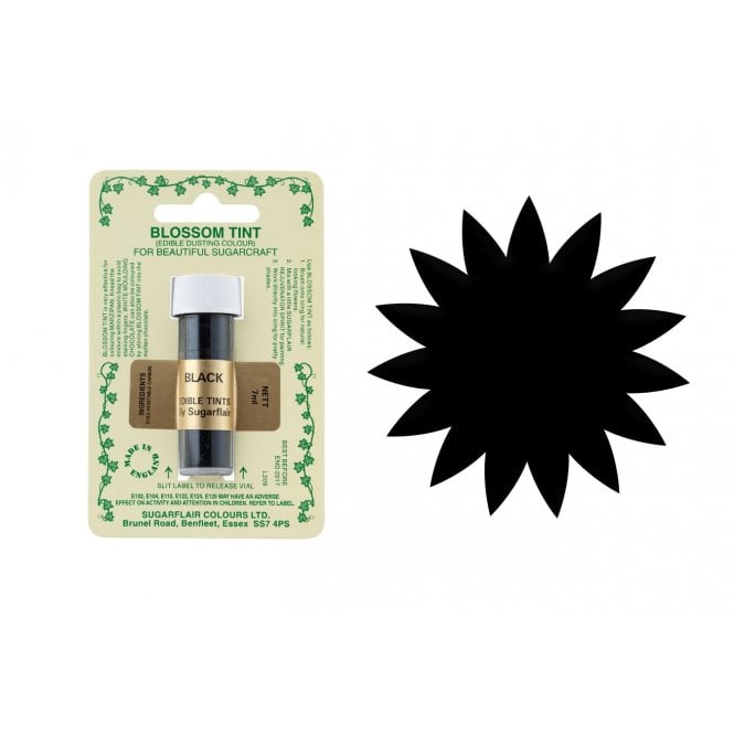 Sugarflair Blossom Tint Edible Dust - Black