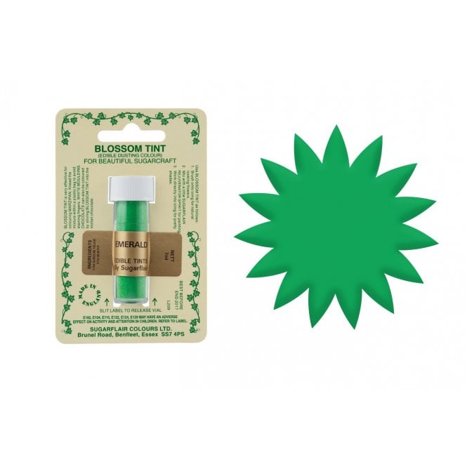 Sugarflair Blossom Tint Edible Dust - Emerald 