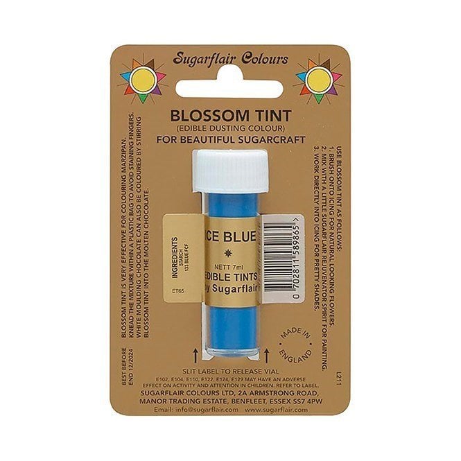 Sugarflair Blossom Tint Edible Dust-Ice Blue