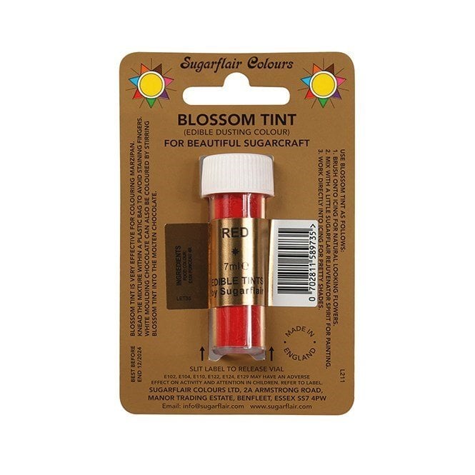 Sugarflair Blossom Tint Edible Dust-Red