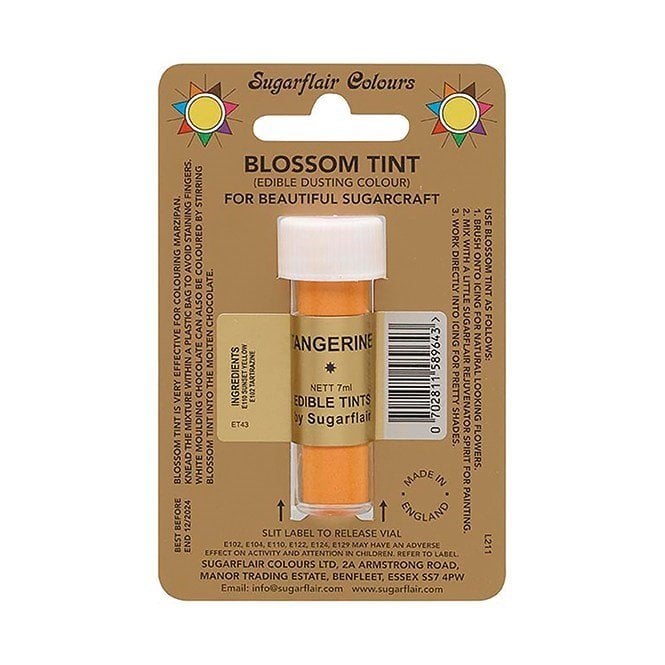 Sugarflair Blossom Tint Edible Dust-Tangerine