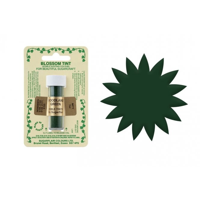 Sugarflair Blossom Tint Edible Dust - Woodland Green