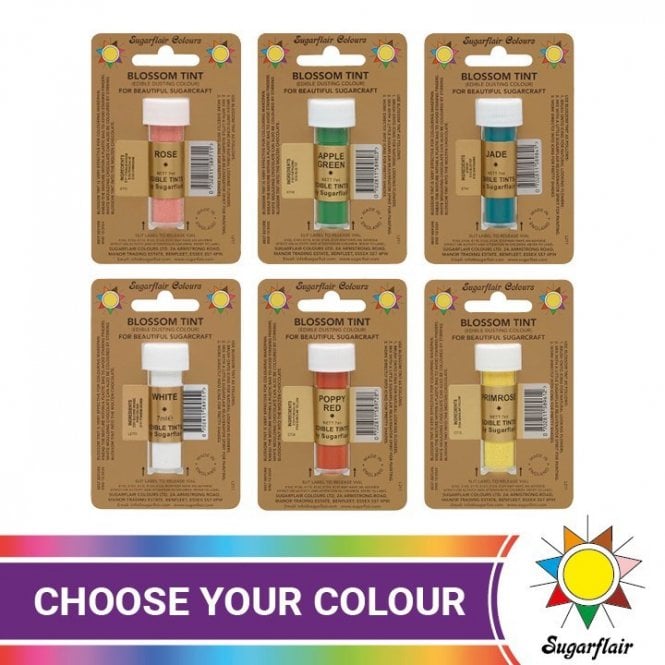 Sugarflair Edible Blossom Tint Dusting Colours