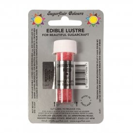 Edible Lustre Dust-Christmas Red