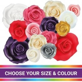 Edible Roses Choose your colours