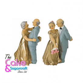 50th Golden Wedding Anniversary Figures
