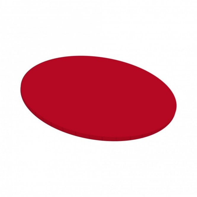The Cake & Sugarcraft Store 5mm 10inch - Red Round Matt Masonite Board