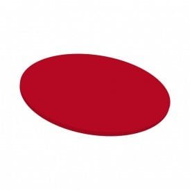 5mm 10inch - Red Round Matt Masonite Board