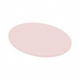 5mm 12inch - Baby Pink Round Matt Masonite Board