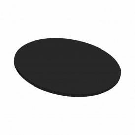 5mm 12inch - Black Round Matt Masonite Board