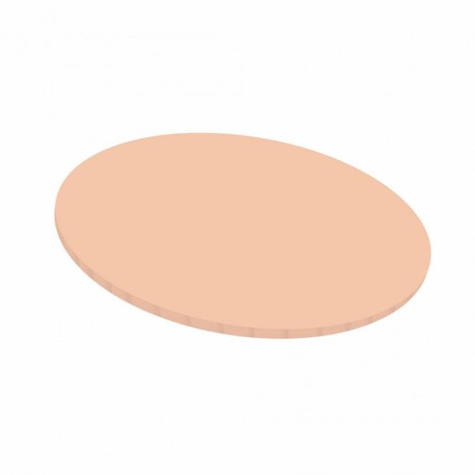 The Cake & Sugarcraft Store 5mm 12inch - Pastel Orange Peach Round Matt Masonite Board